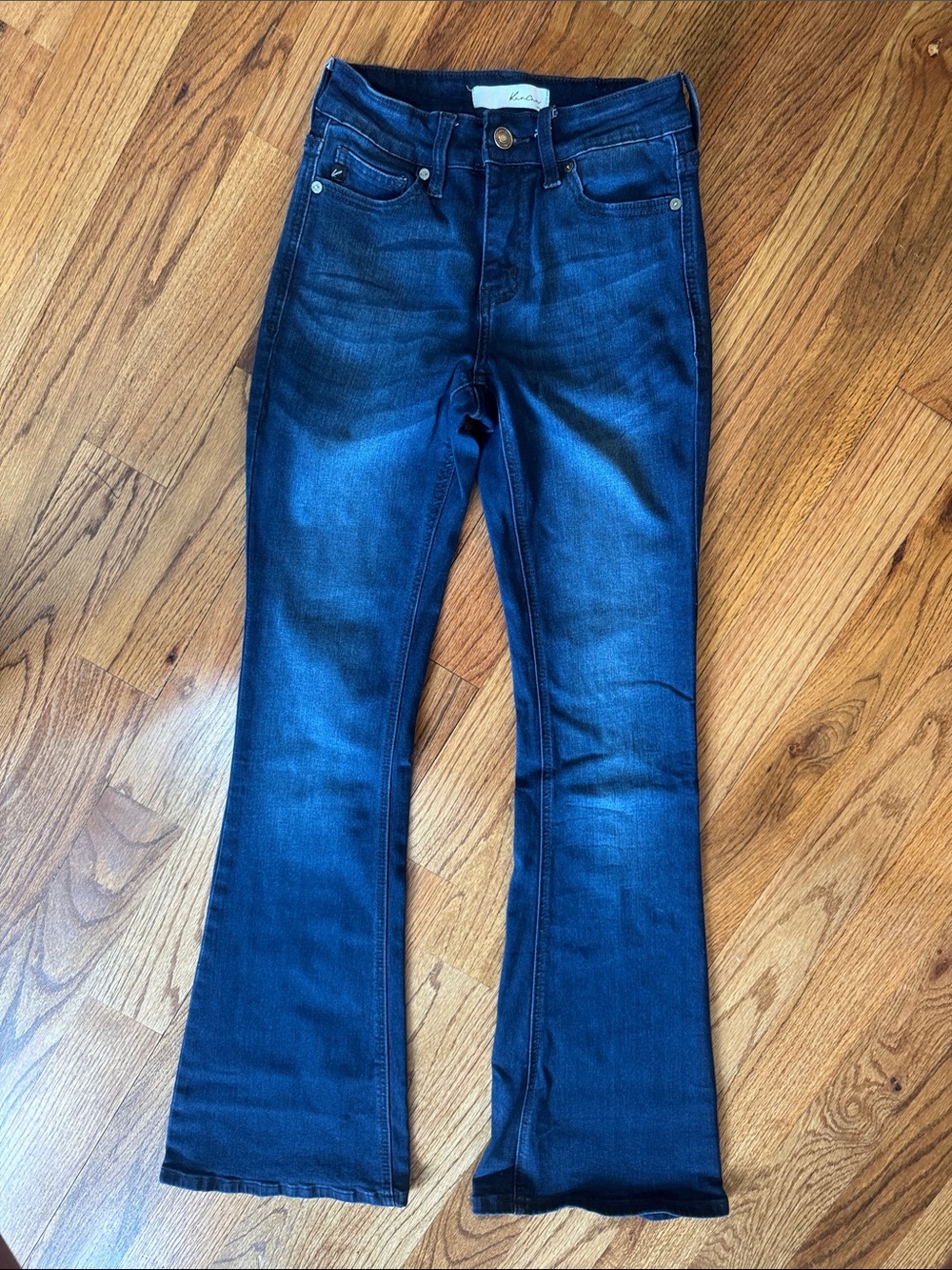 kancan  Dark Blue Flare Jeans